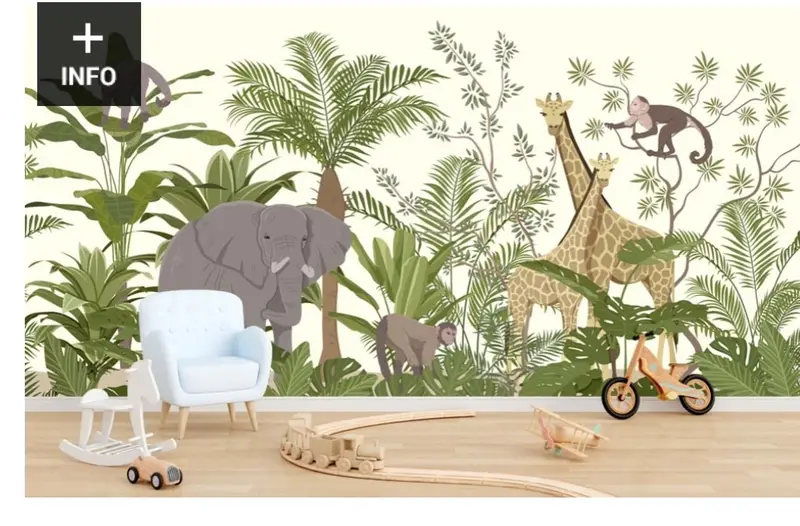 Custom mural Wallpaper Installation