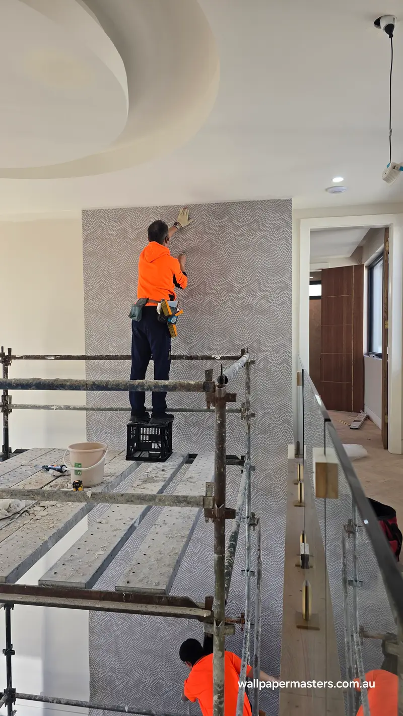 Hallway Wallpaper Installation