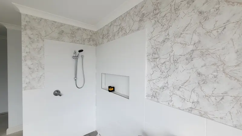 Toilet Wallpaper Installation