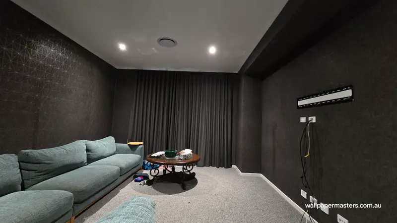 Cinema Wallpaper Installation