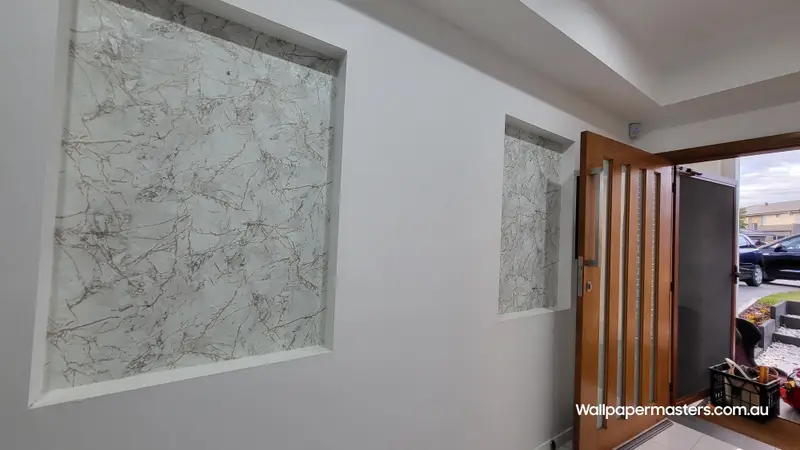 Niche Wallpaper Installation