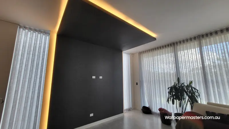 Ceiling Wallpaper Installation