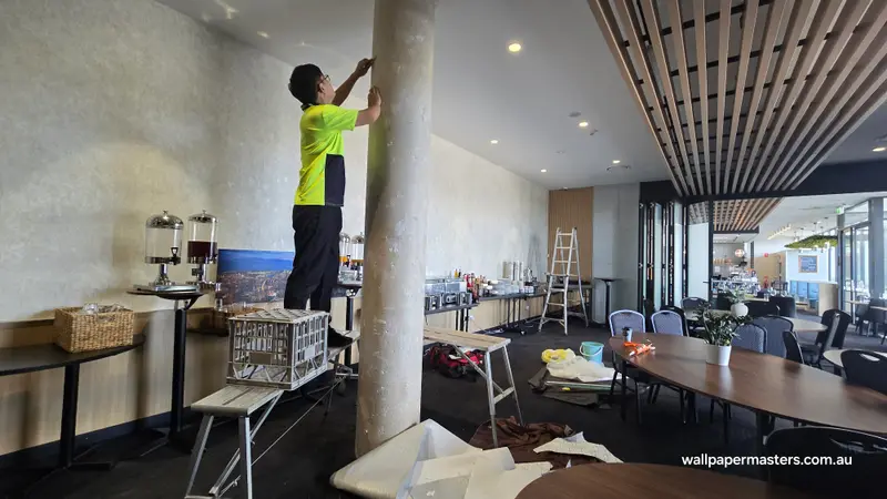 Commercial, Shops Wallpaper Installation