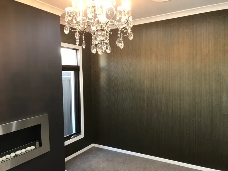 Fireplace Wallpaper Installation