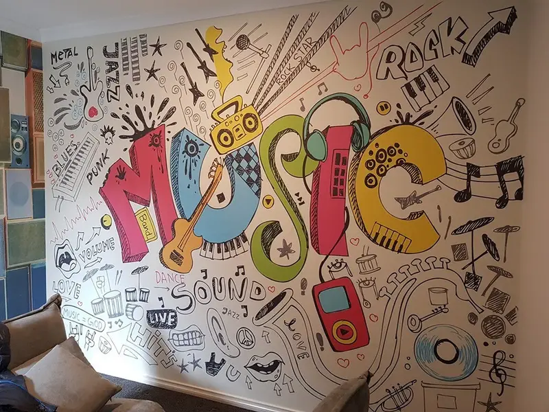 Commercial, Shops Wallpaper Installation