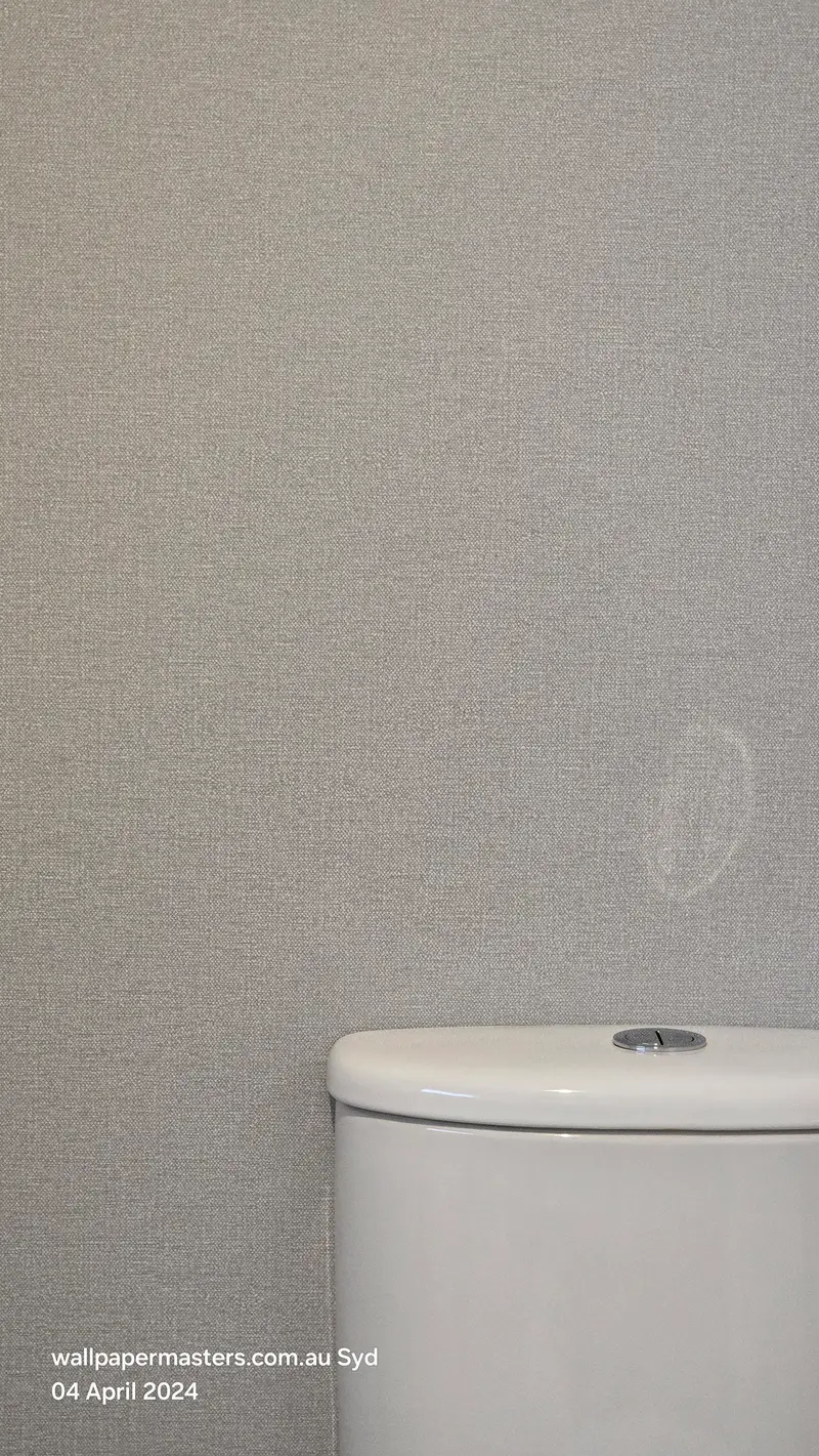 Toilet Wallpaper Installation