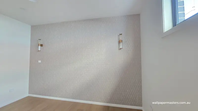 Bedroom Wallpaper Installation