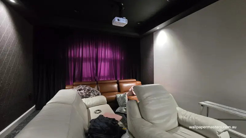 Cinema Wallpaper Installation