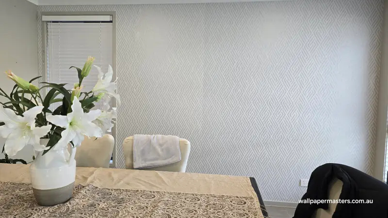 Dining Wallpaper Installation