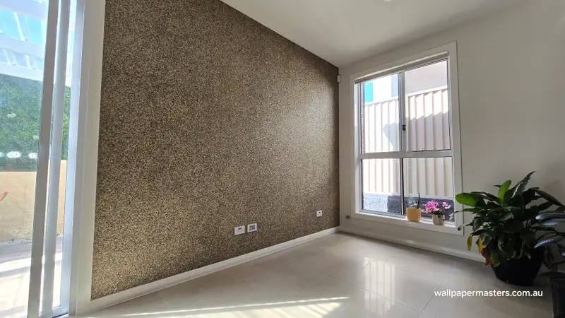 TV Back Wallpaper Installation