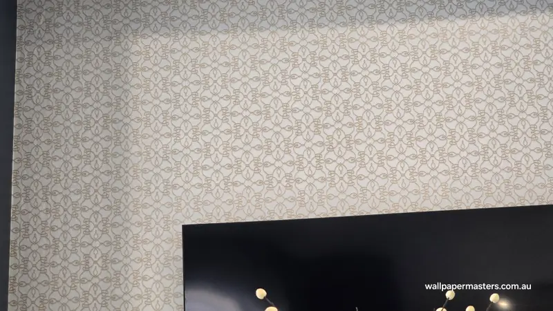 TV Back Wallpaper Installation