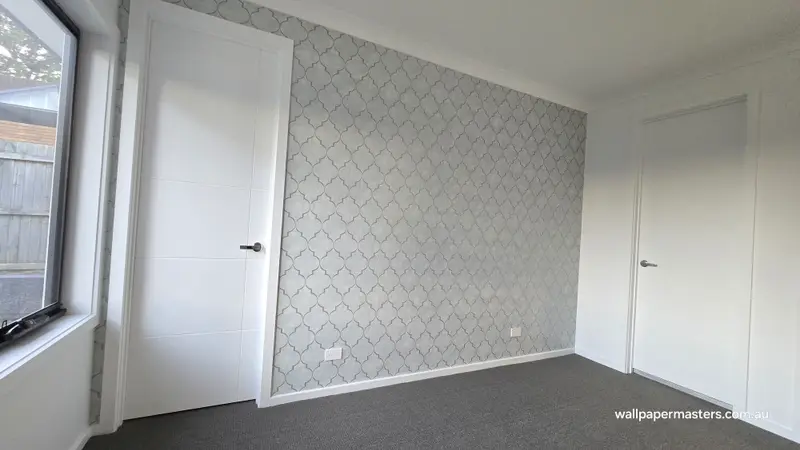 Bedroom Wallpaper Installation