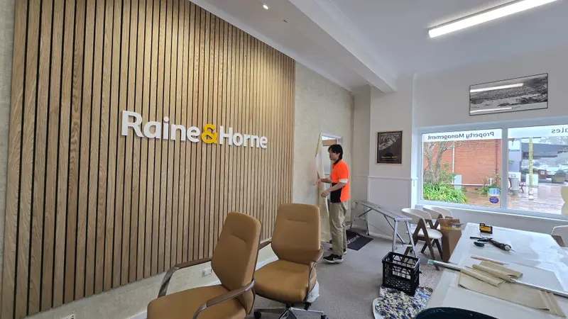 Commercial, Shops Wallpaper Installation