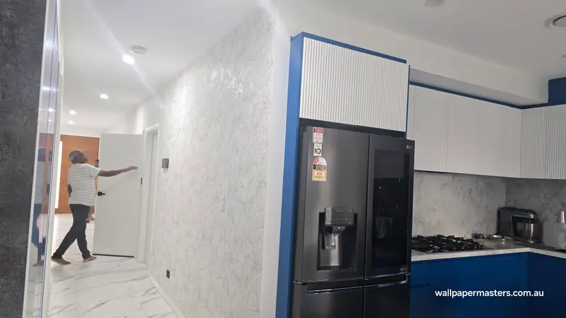 Hallway Wallpaper Installation