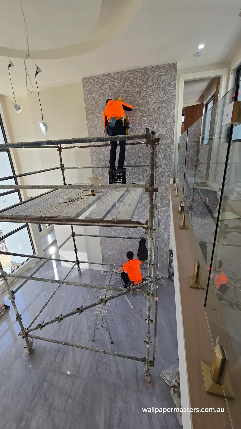 Hallway Wallpaper Installation
