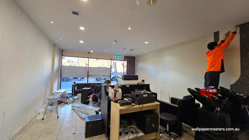 Commercial, Shops Wallpaper Installation