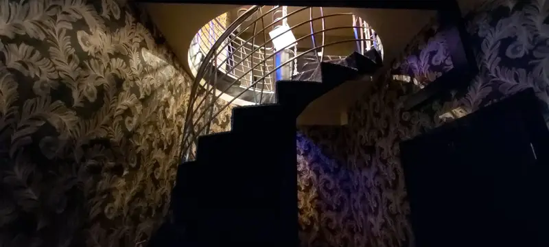 Staircase Wallpaper Installation