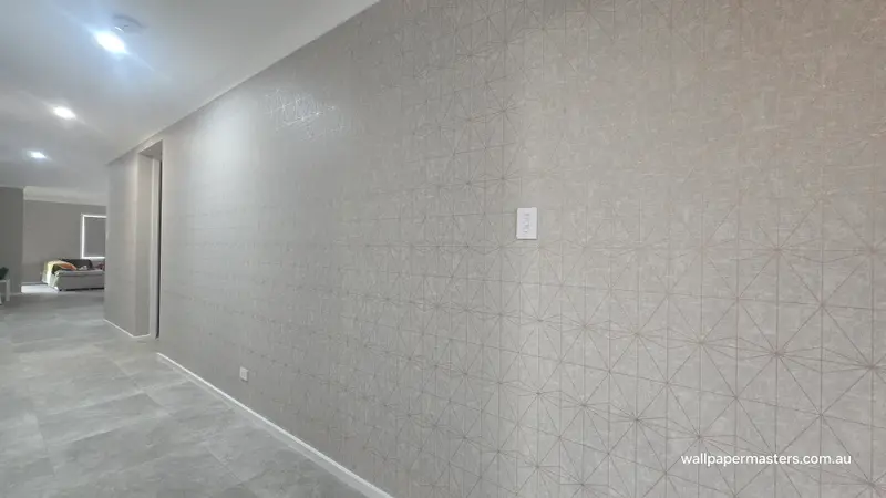 Hallway Wallpaper Installation