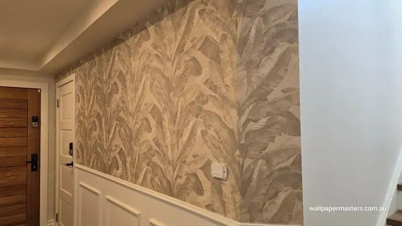 Hallway Wallpaper Installation