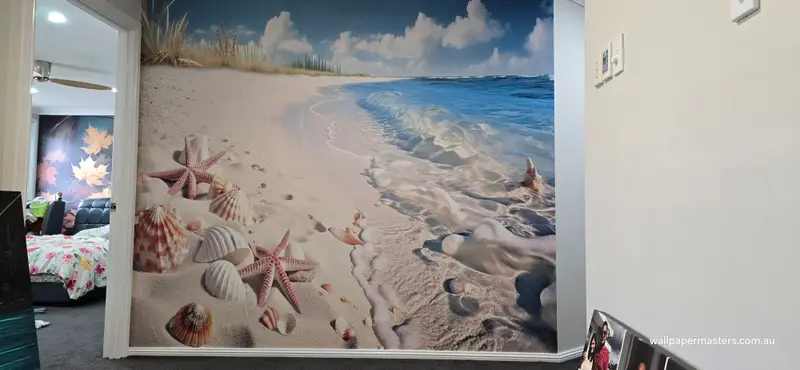 Custom mural Wallpaper Installation