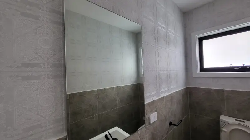 Toilet Wallpaper Installation