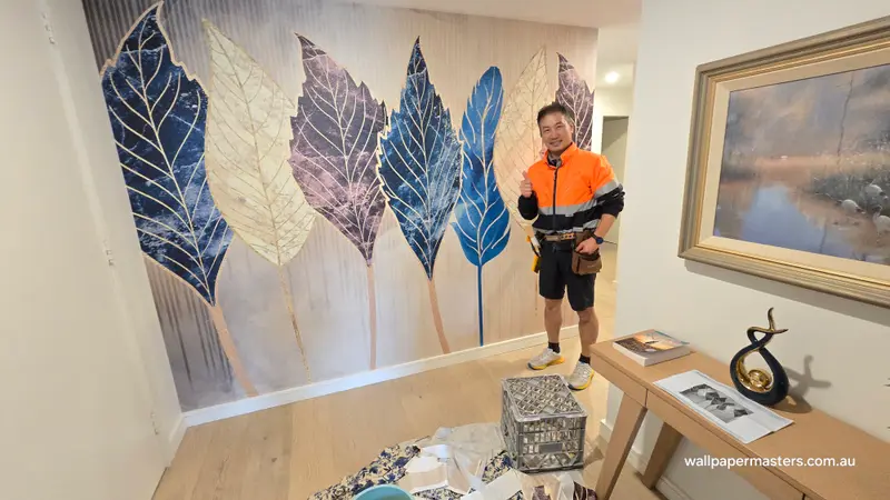 Custom mural Wallpaper Installation