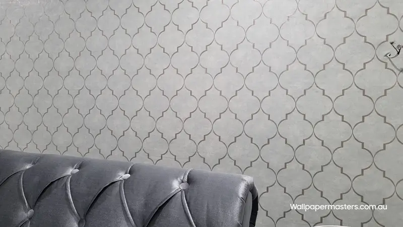 Bedroom Wallpaper Installation