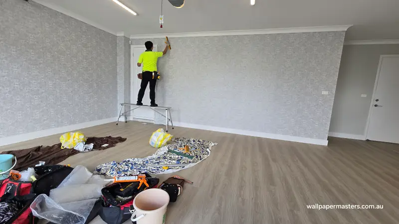 Office Wallpaper Installation