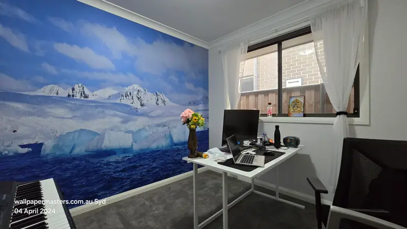 Custom mural Wallpaper Installation