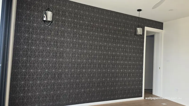 Bedroom Wallpaper Installation