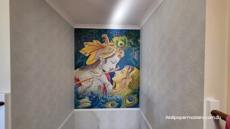 Custom mural Wallpaper Installation