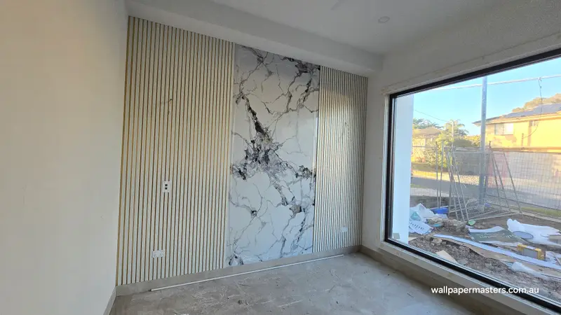 Bedroom Wallpaper Installation