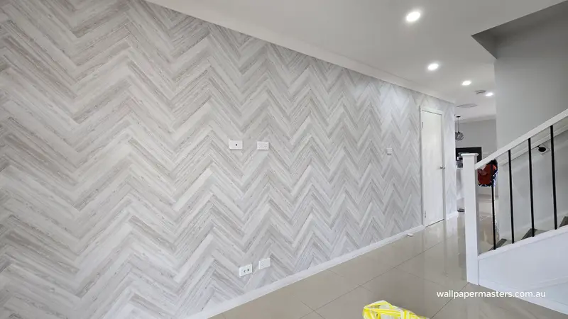 Hallway Wallpaper Installation