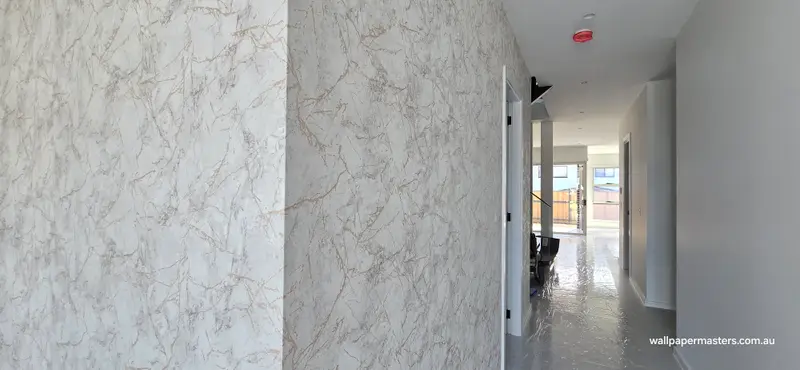 Hallway Wallpaper Installation