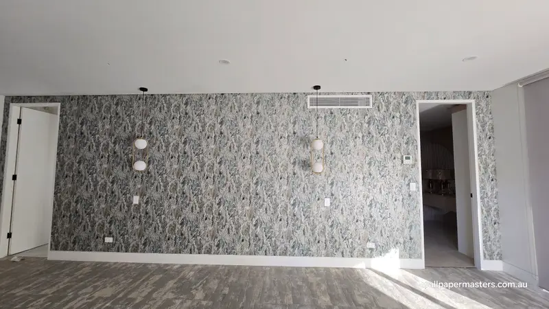 Bedroom Wallpaper Installation