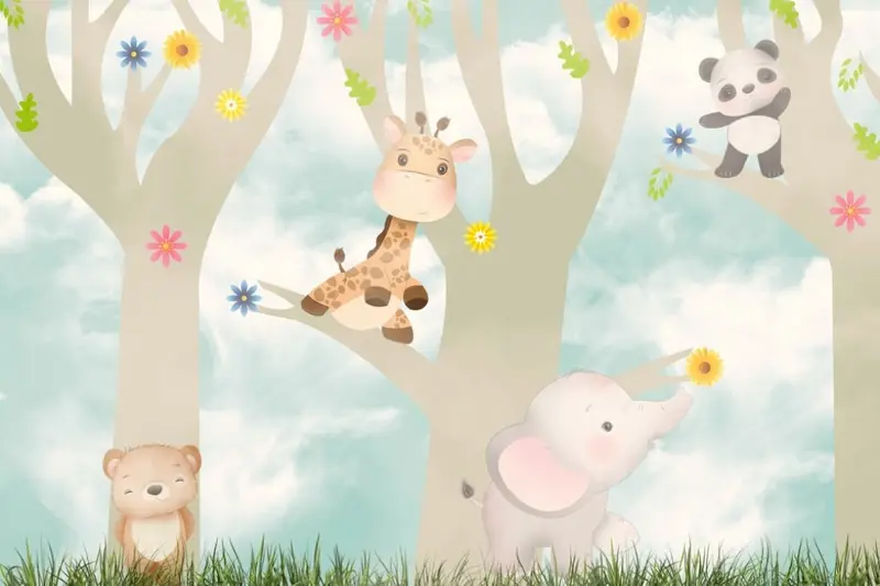 Kids Room Wallpaper Installation