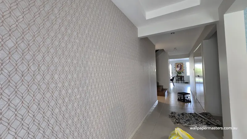 Hallway Wallpaper Installation
