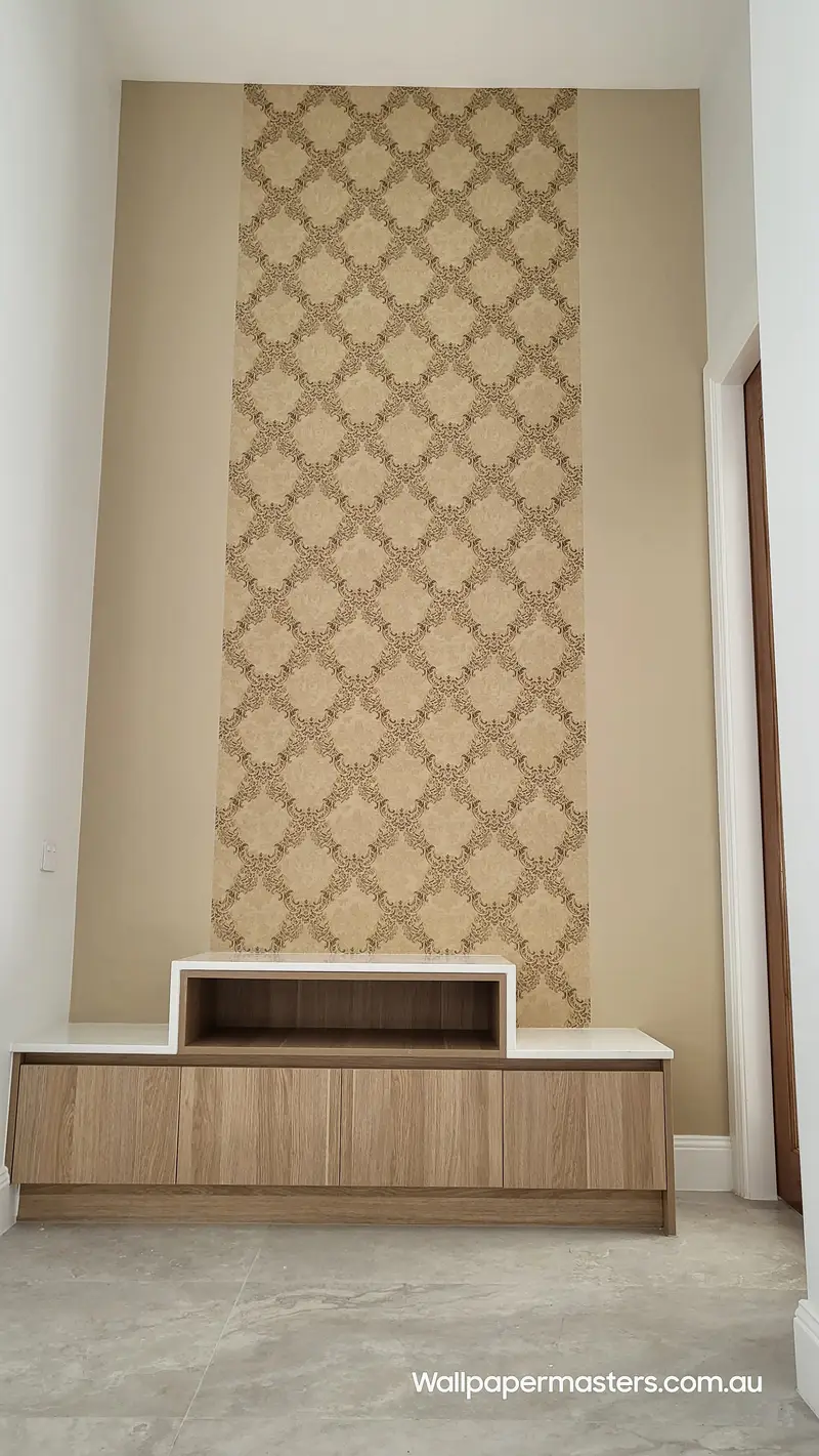 Prayer Room Wallpaper Installation