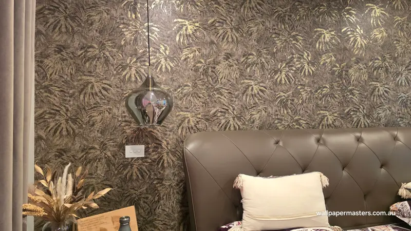 Bedroom Wallpaper Installation