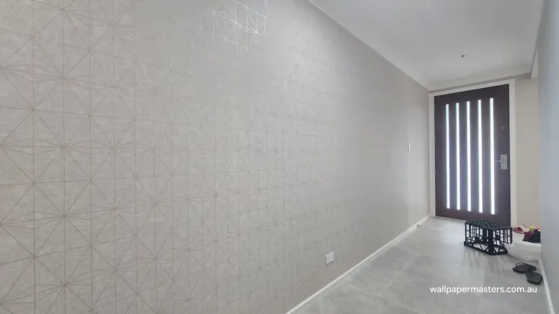 Hallway Wallpaper Installation