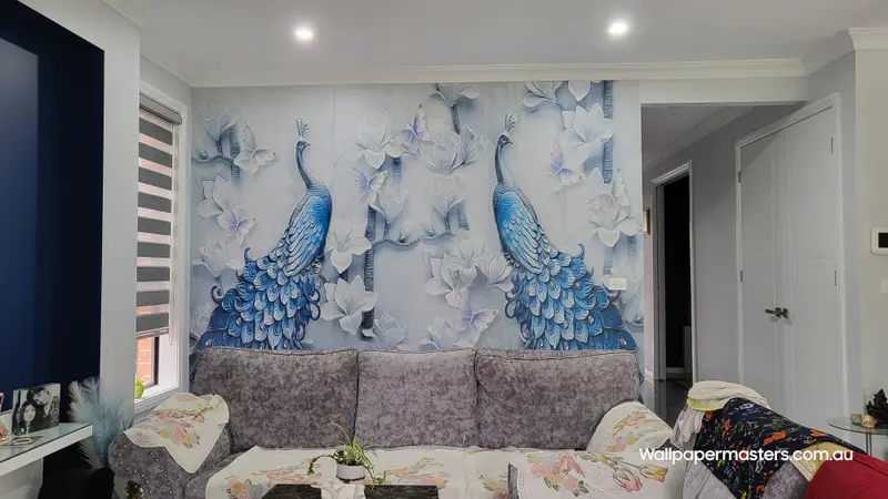 Custom mural Wallpaper Installation