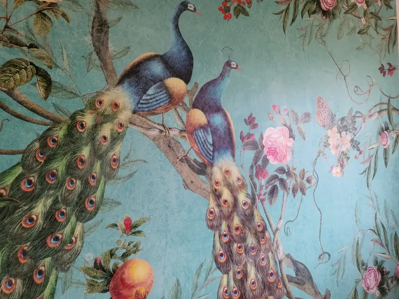 Custom mural Wallpaper Installation