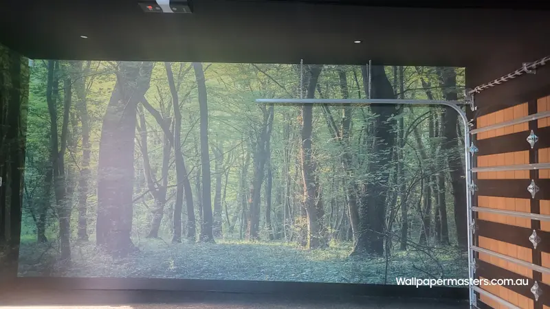 Custom mural Wallpaper Installation