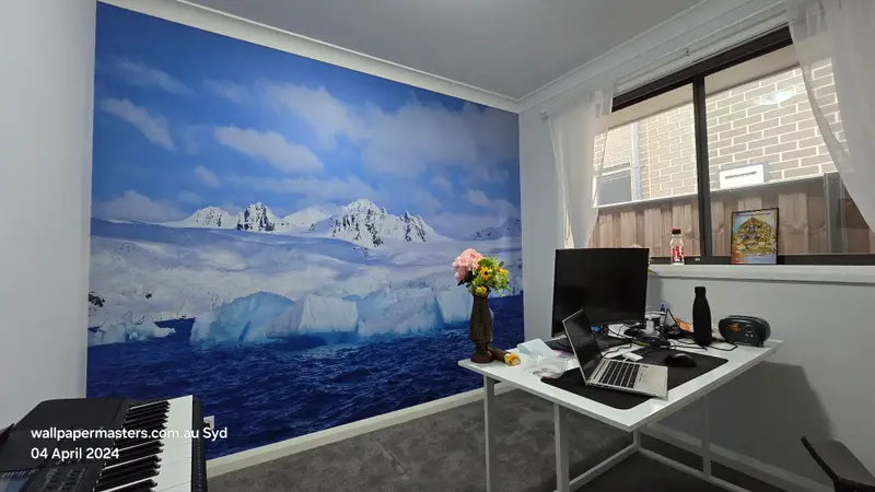 Custom mural Wallpaper Installation