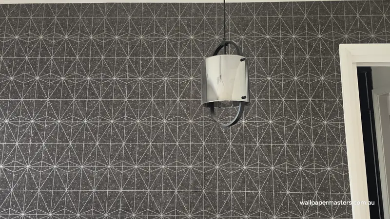 Bedroom Wallpaper Installation