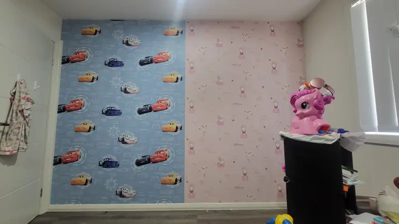 Kids Room Wallpaper Installation