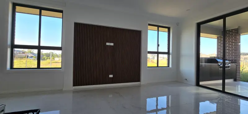 TV Back Wallpaper Installation