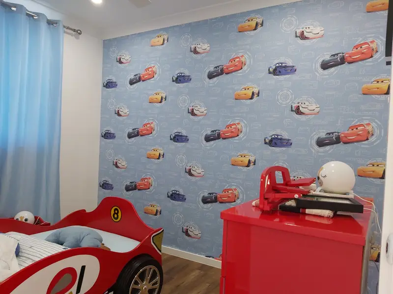 Kids Room Wallpaper Installation