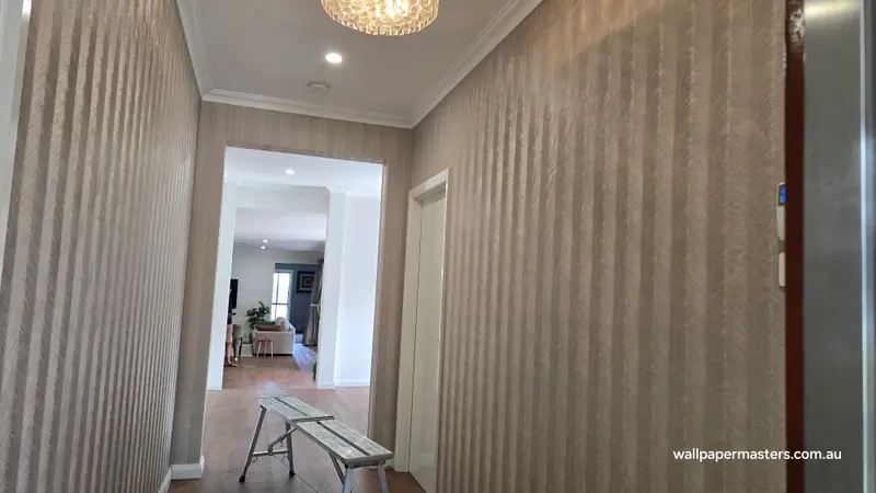 Hallway Wallpaper Installation