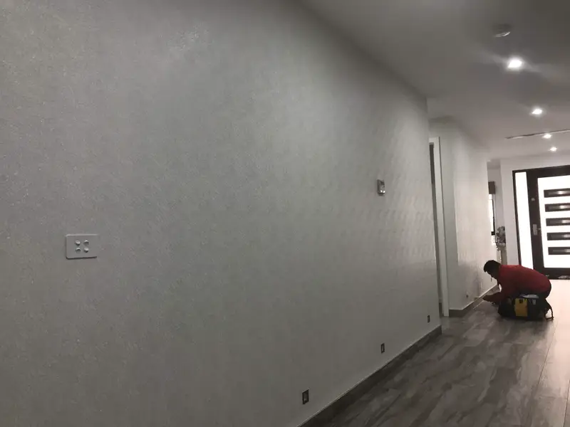 Hallway Wallpaper Installation